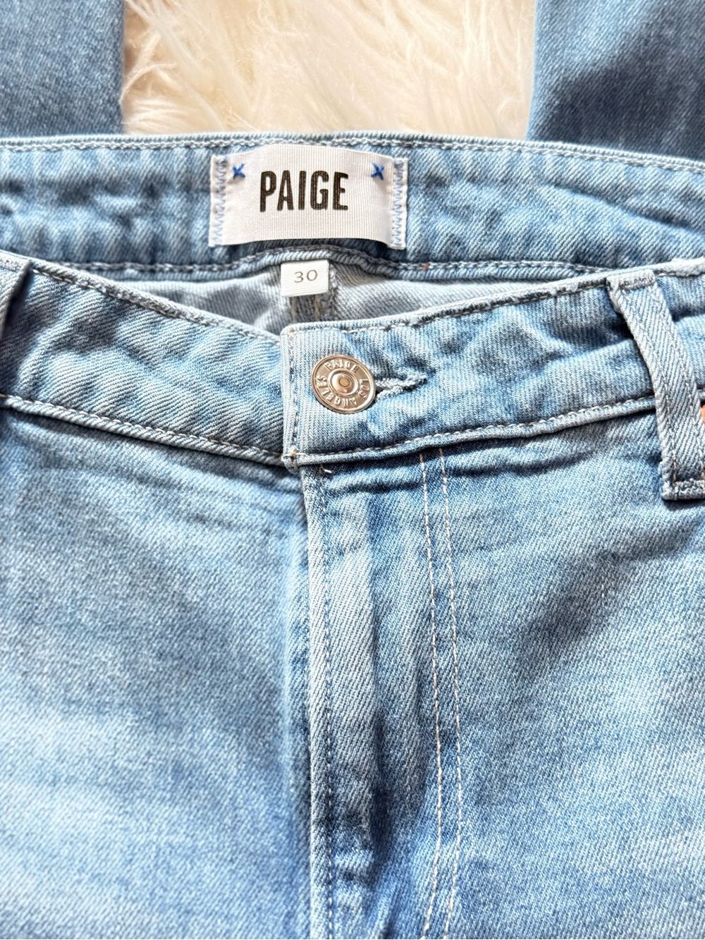 PAIGE Sabine Radical Low Rise Wide Leg Vintage Style Denim Jeans Size 30 - Picture 2 of 9